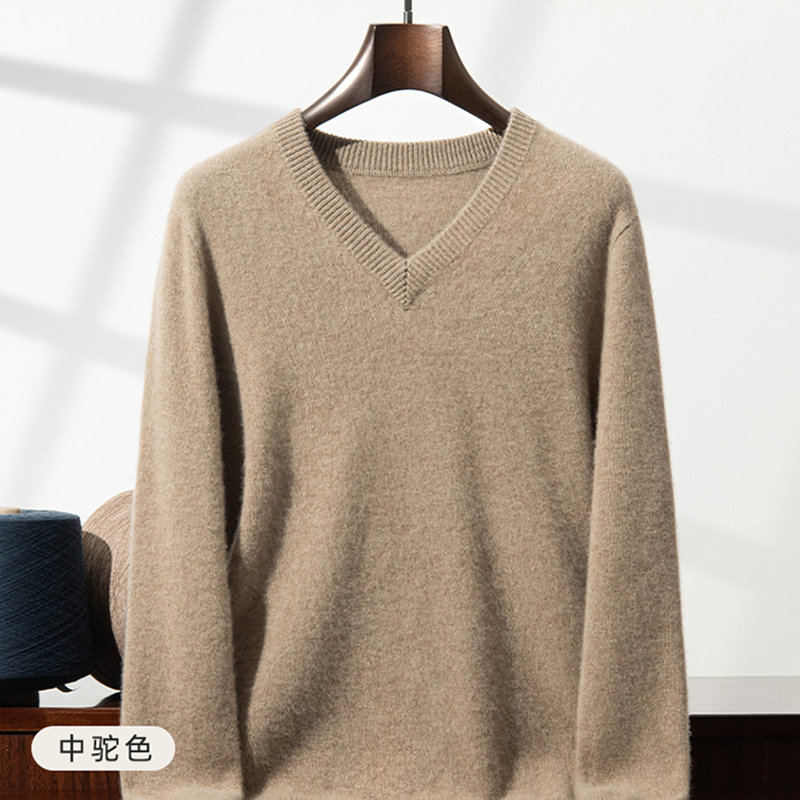 Mens Fashion Jumpers - Suéter de cachemira grueso para hombre,