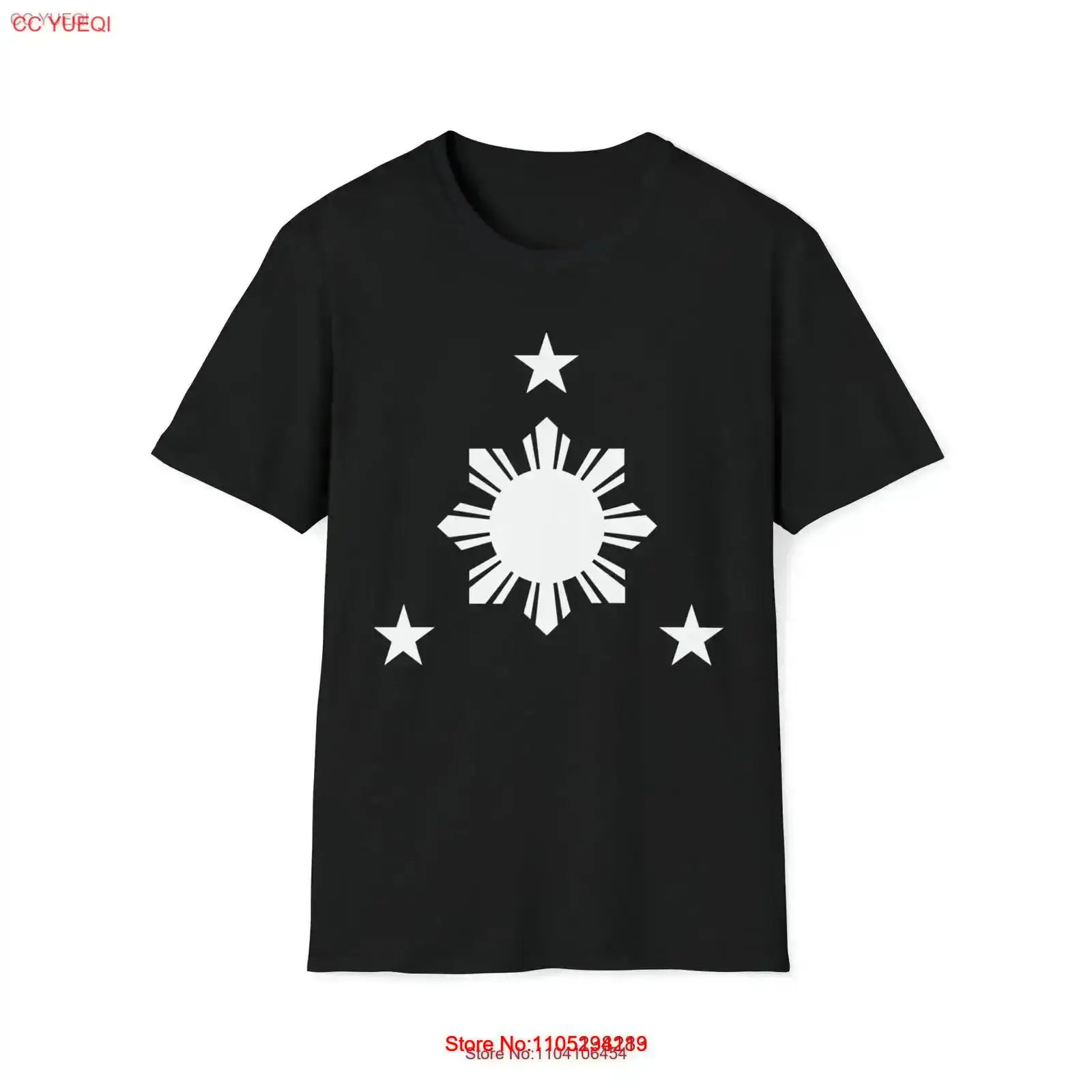 Men'S Fashion Philippines - Camiseta filipina de 3 estrellas y