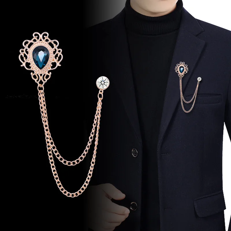 Men Fashion Vintage - Nueva cadena de borla Vintage, Pin
