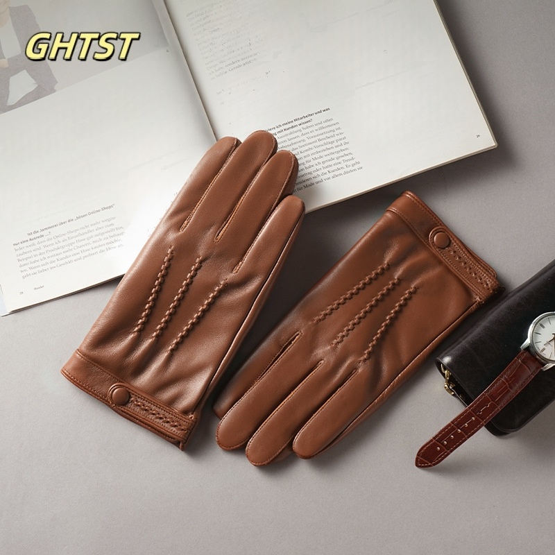Driving Gloves Leather - 2025 nuevos guantes de invierno de