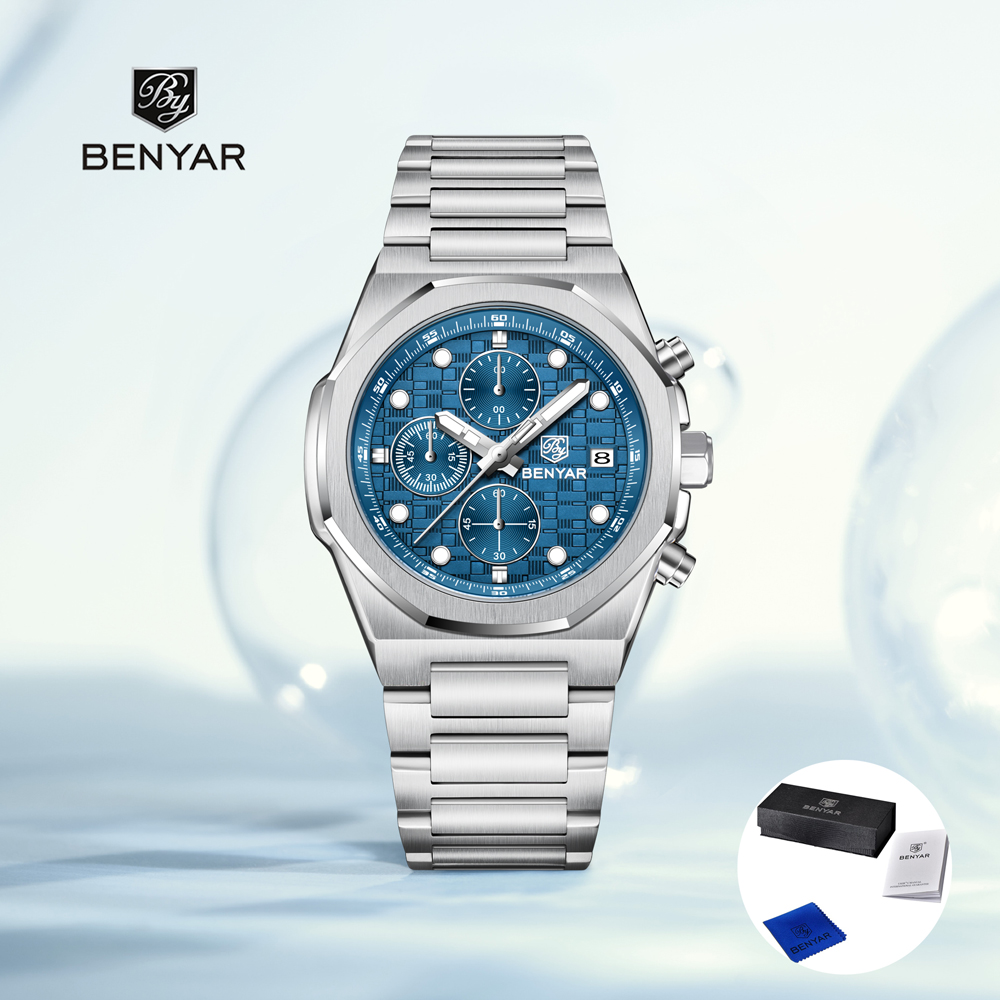 Fashion Mens Watches - 2025 nuevos relojes BENYAR para hombre,