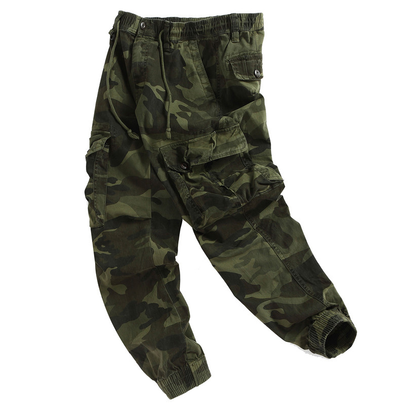 Cargo Jogger Pants - Pantalones Cargo de Camuflaje Casuales para