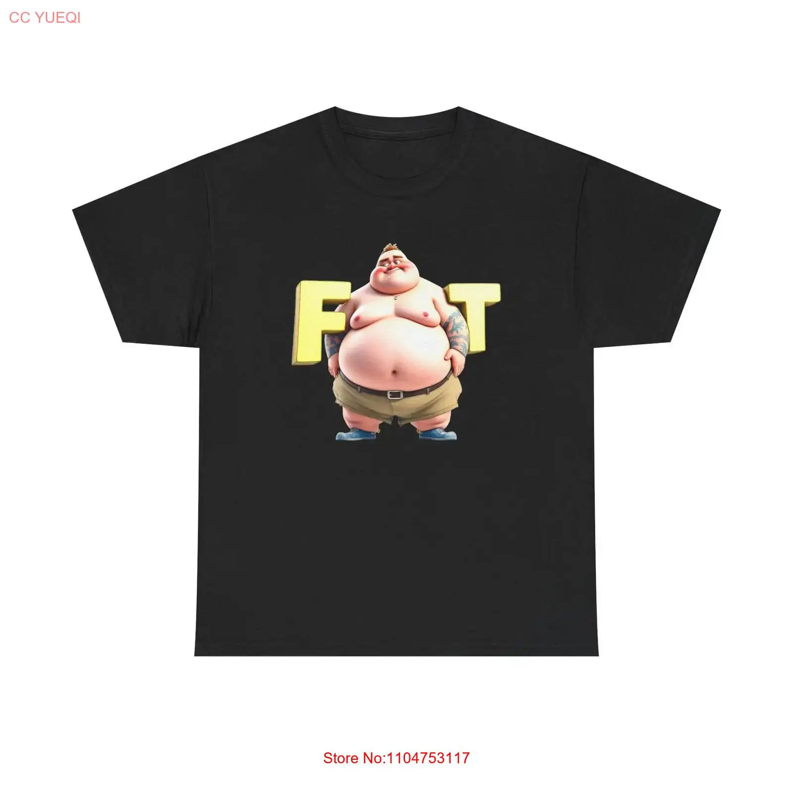 Men'S Fashion For Fat Guys - Camiseta divertida para hombre, diseño novedoso