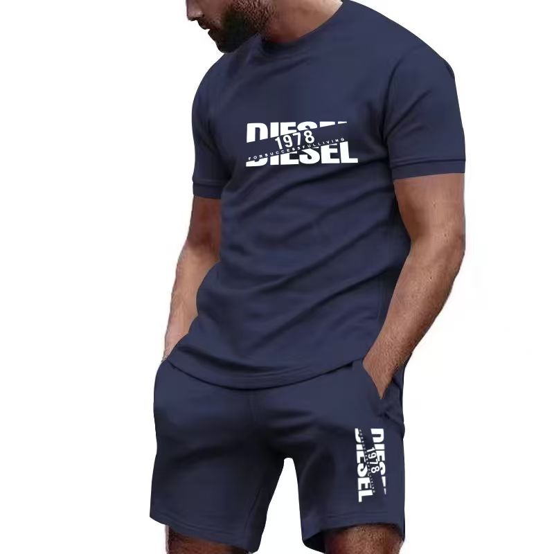 Quality Men'S Fashion - Conjunto de camiseta y pantalones cortos