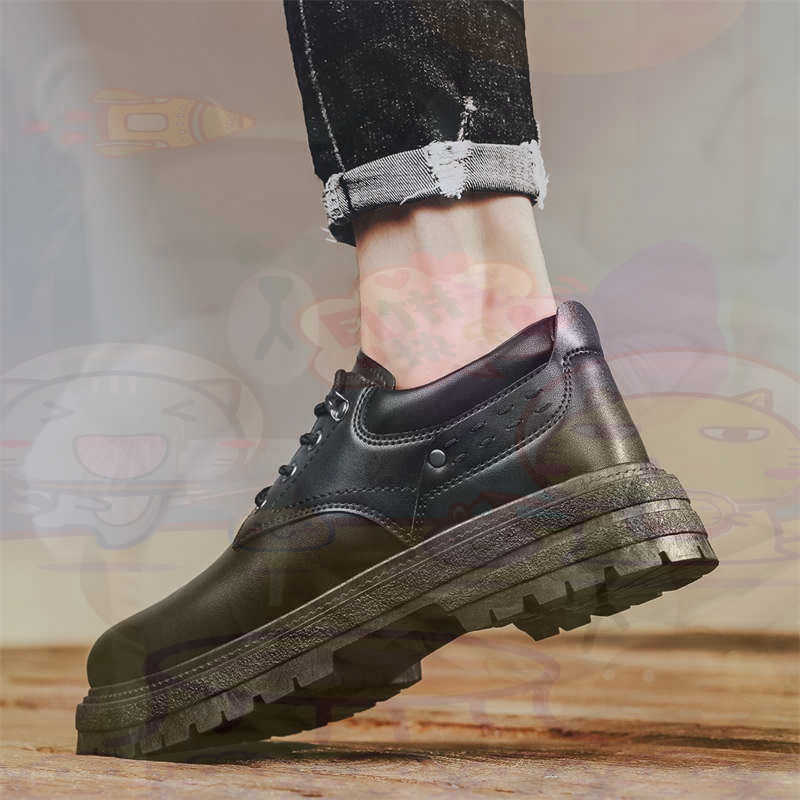 Men'S Fashion For Fat Guys - Zapatillas deportivas de cuero Natural oscuro