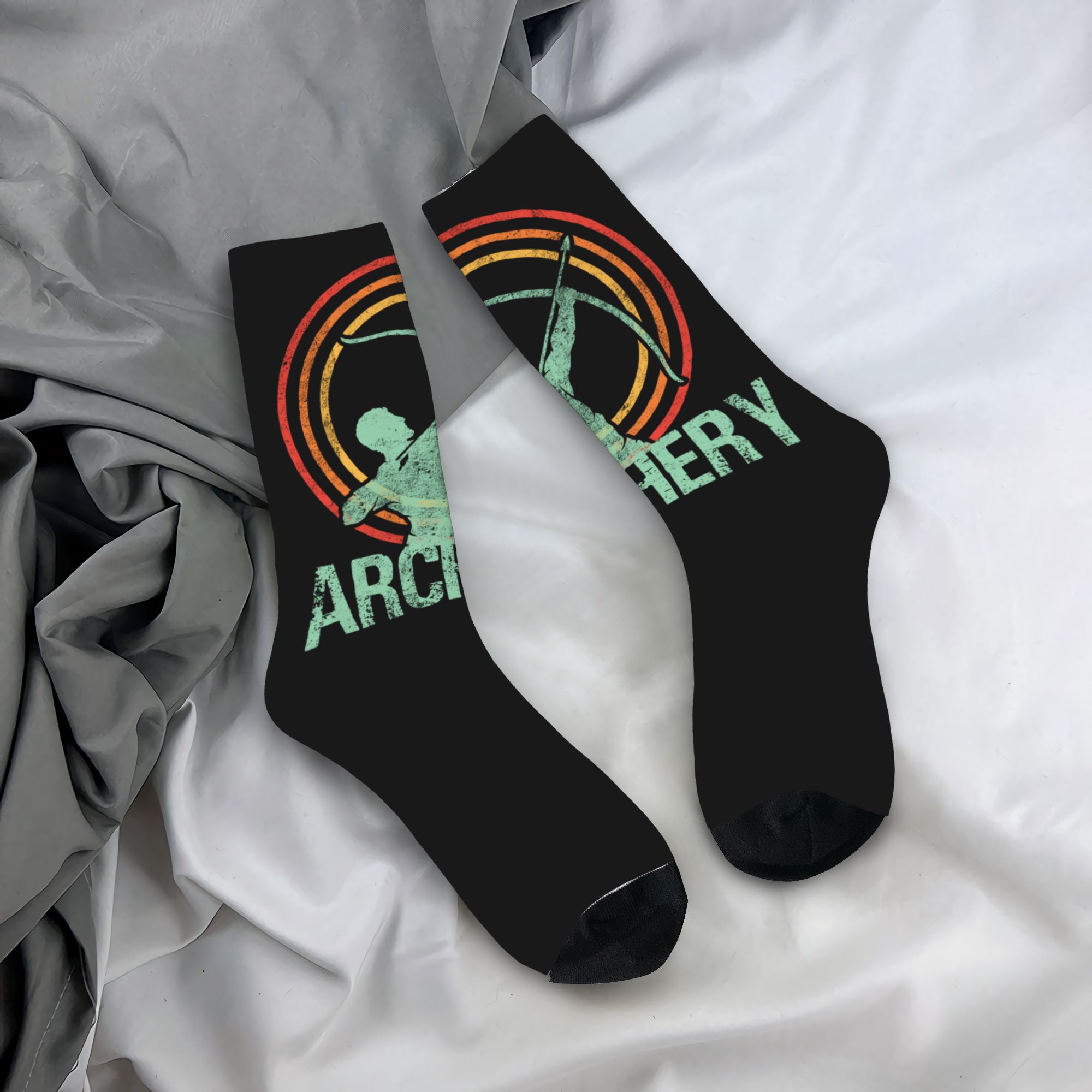 Men Fashion Vintage - Calcetines de vestir personalizados con diseño