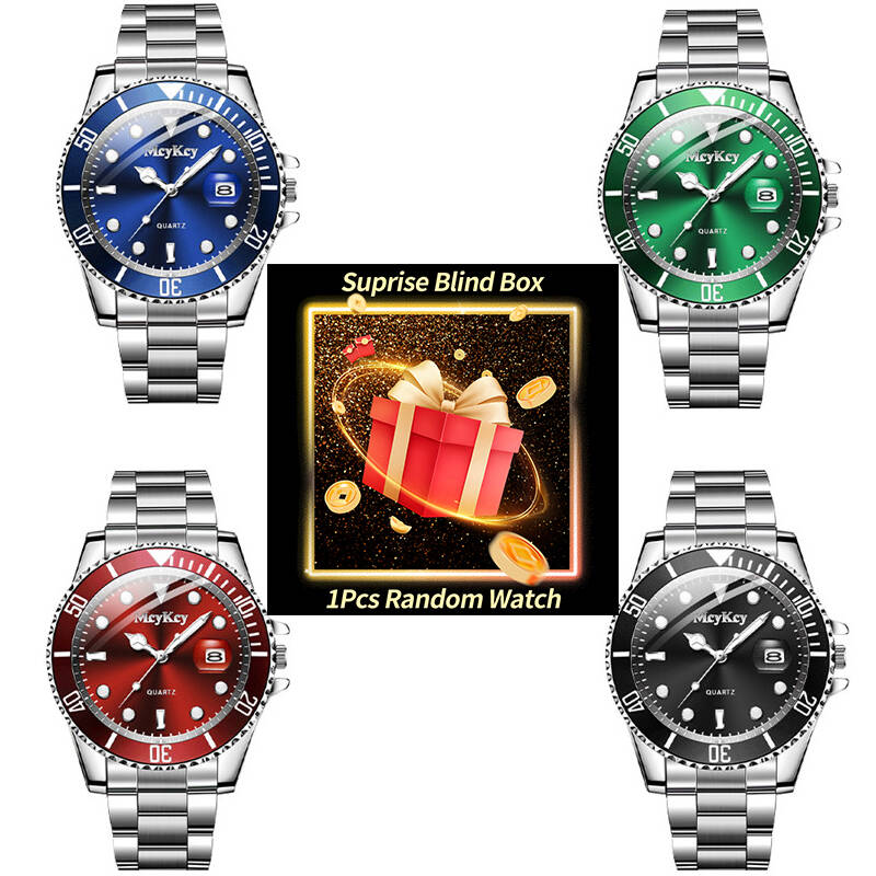 Fashion Mens Watches - Reloj misterioso sorpresa para Hombre, caja
