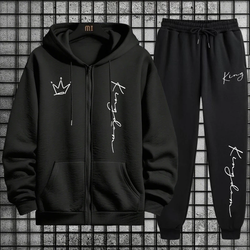 Quality Men'S Fashion - Conjunto de Sudadera con Capucha y