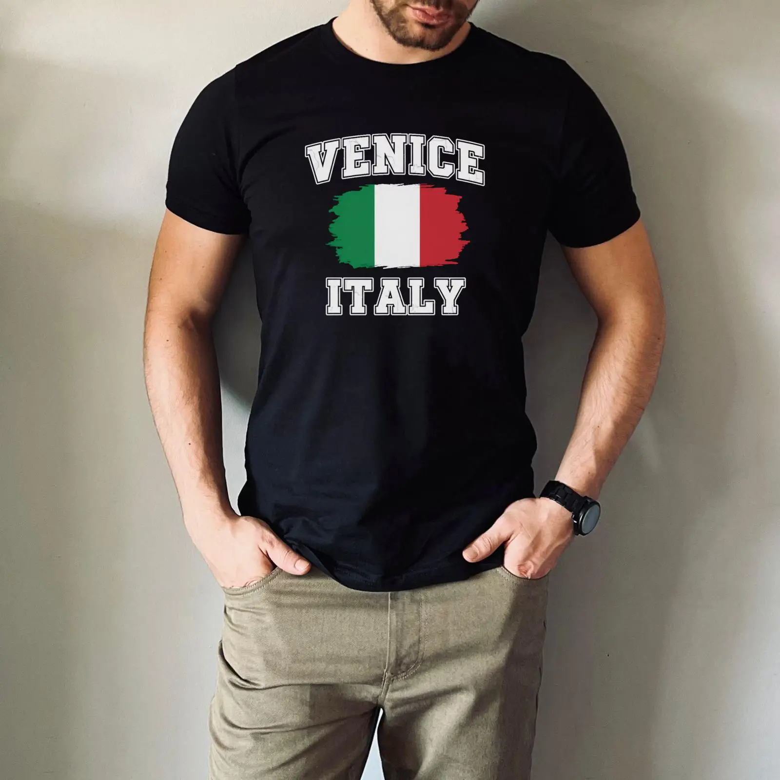 Men'S Fashion Venice Italy - Camiseta de Venecia, Italia, con la