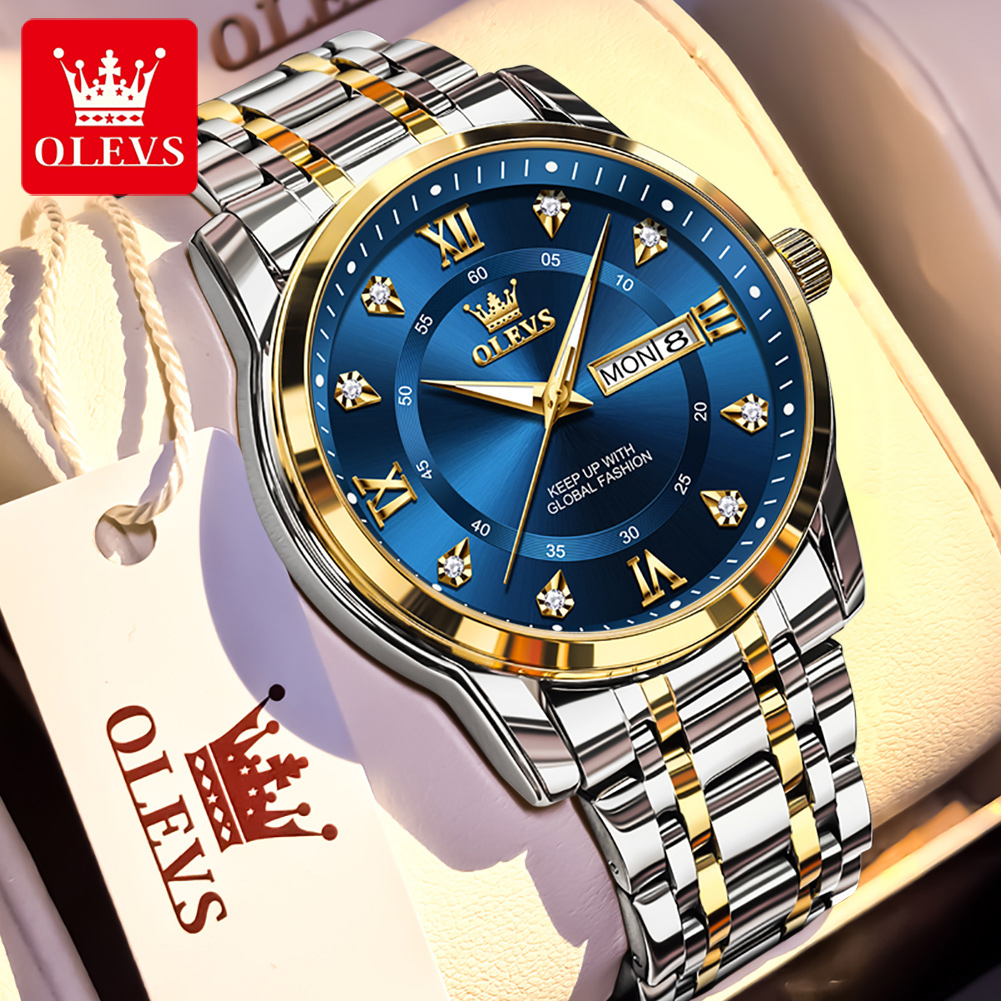 Fashion Mens Watches - Marca OLEVS, relojes de moda para