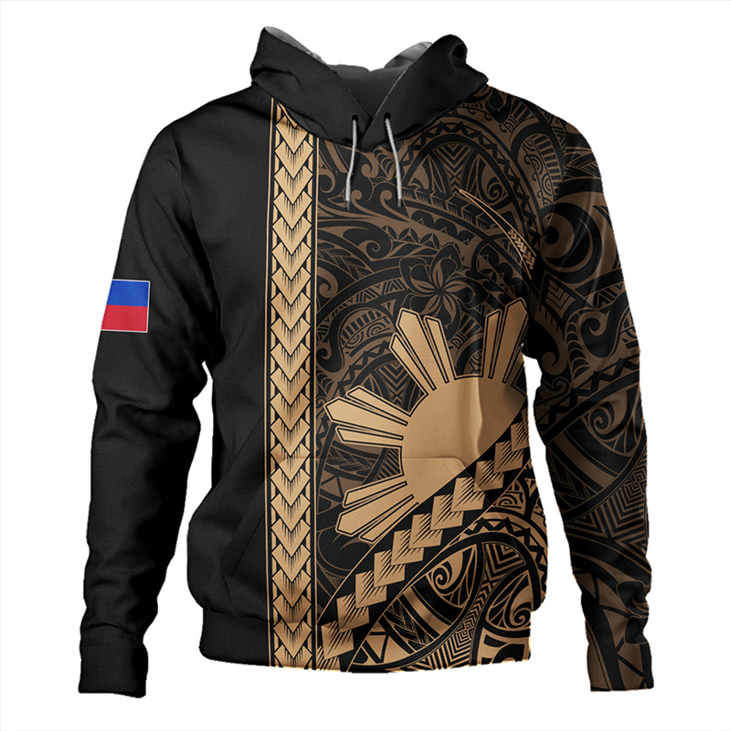 Men'S Fashion Philippines - Sudadera con capucha con estampado 3D