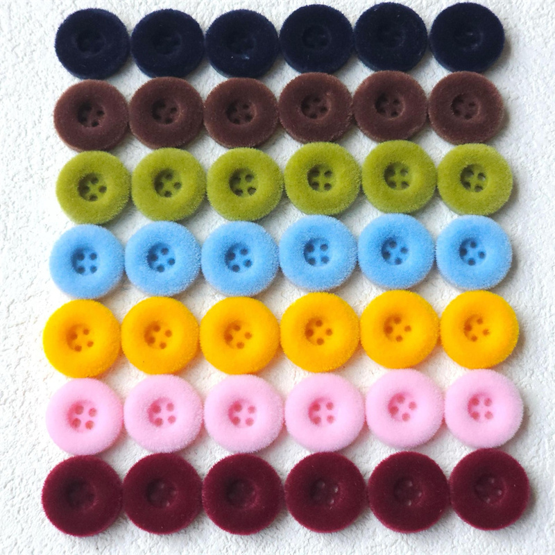 Men Fashion Hair Style - Botones acrílicos de 16mm con efecto