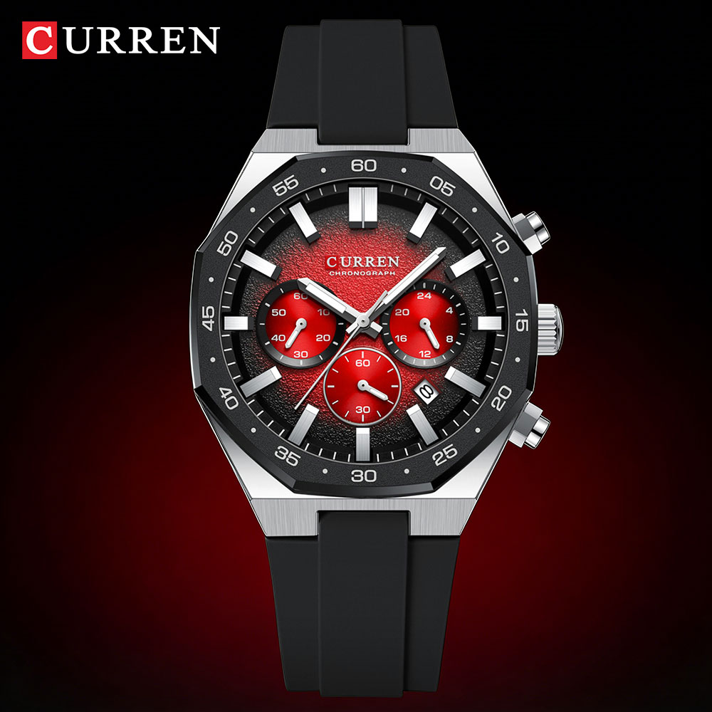 Fashion Mens Watches - Reloj Deportivo Casual de Moda CURREN