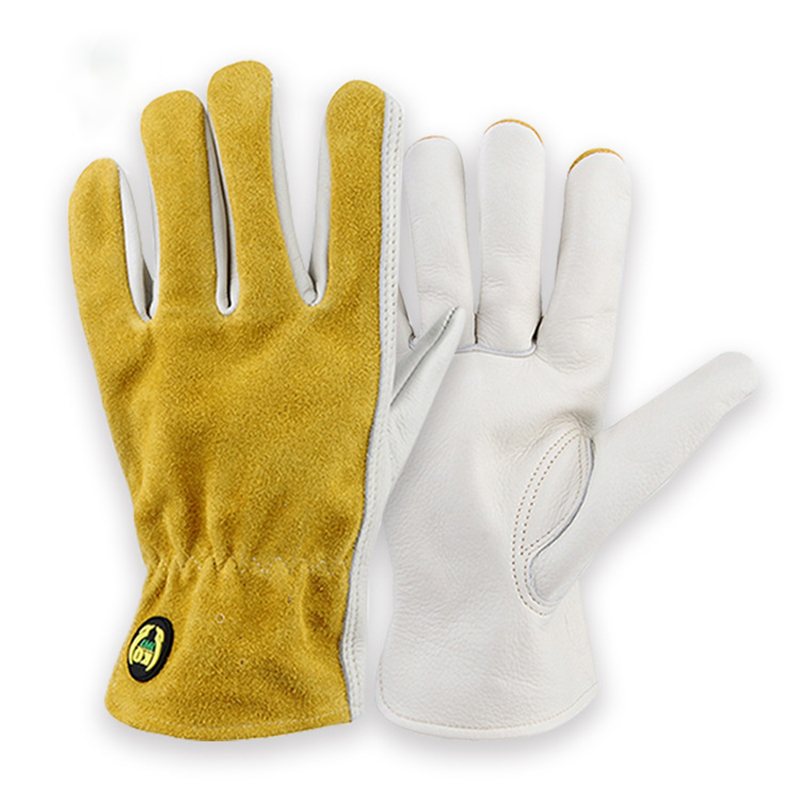 Driving Gloves Leather - Guantes de trabajo de seguridad de