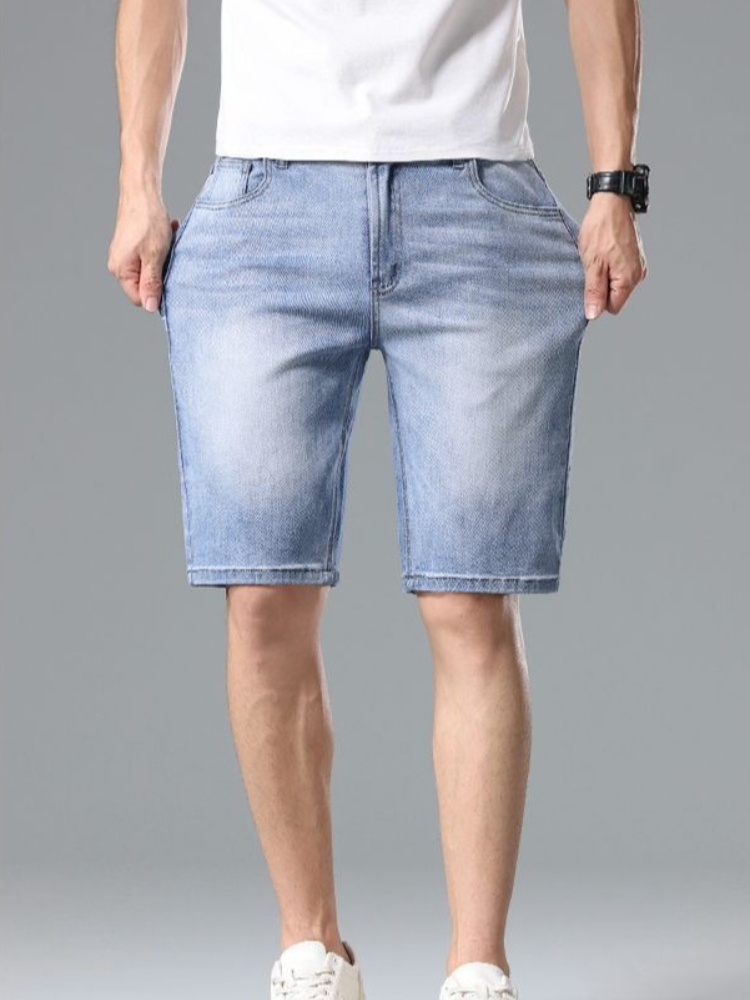 Men'S Fashion For Hot Weather - Pantalones Cortos de Mezclilla para Hombre,
