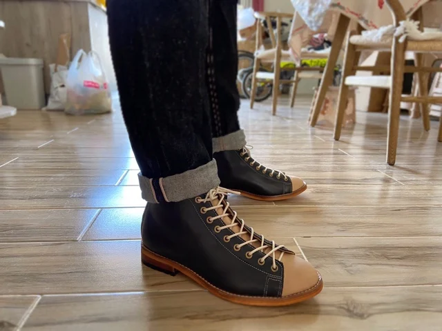 Men Fashion Vintage - Botas de herramientas altas para hombre,