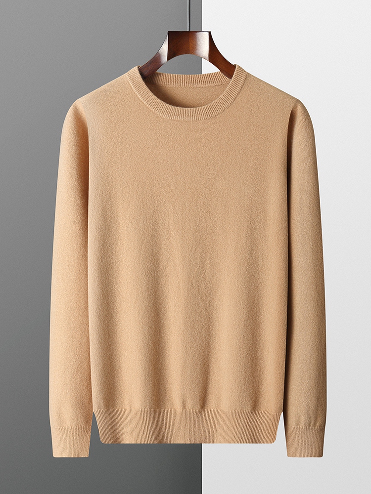 Mens Fashion Jumpers - MVLYFLRT 100% suéter de lana merina