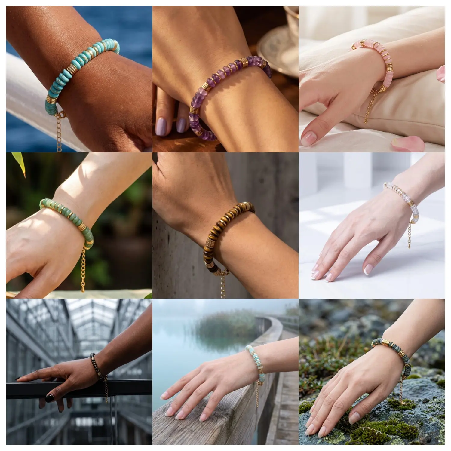 Pulsera de Piedras Preciosas c - Mens Fashion Discord reseña y precio