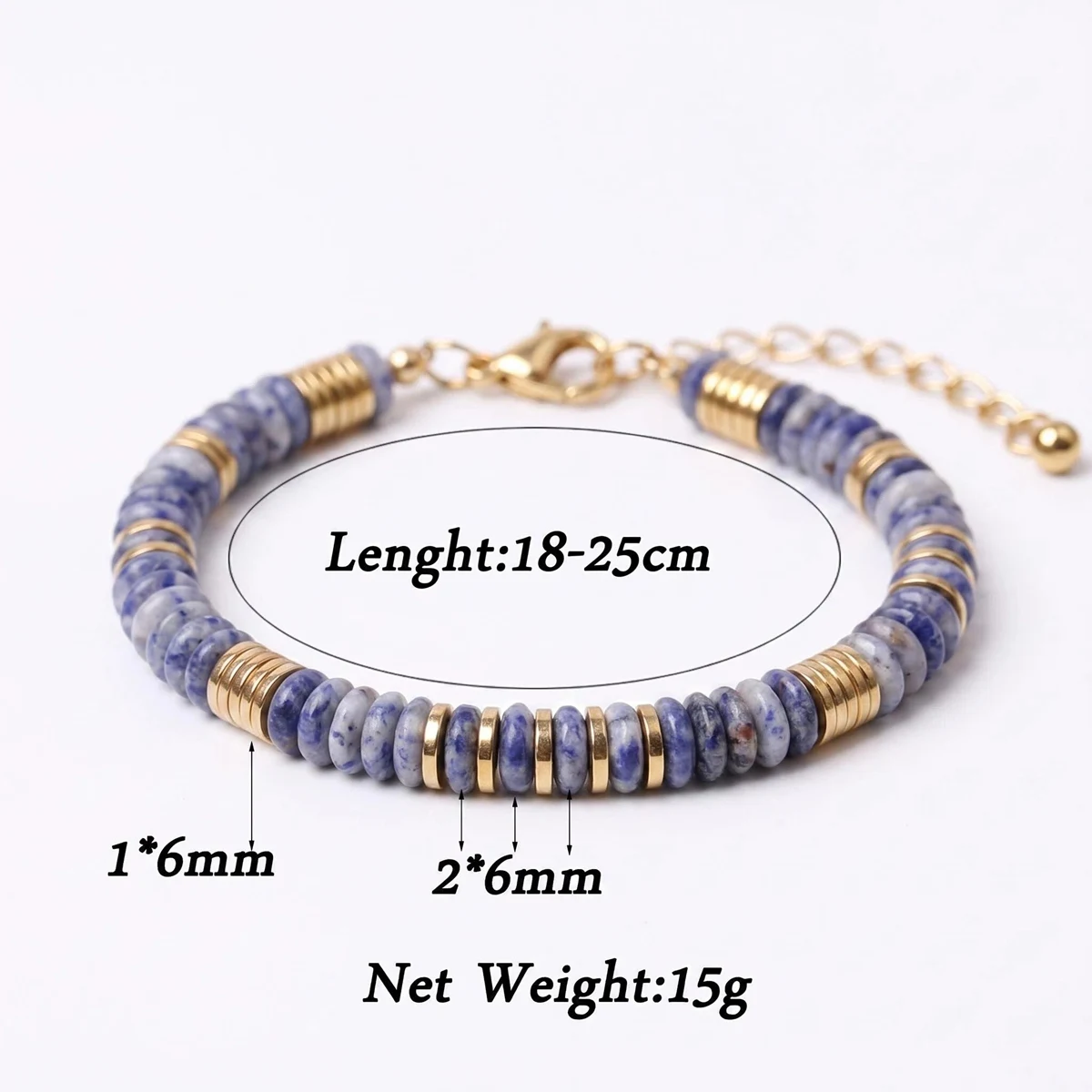 Pulsera de Piedras Preciosas c - Mens Fashion Discord reseña y precio