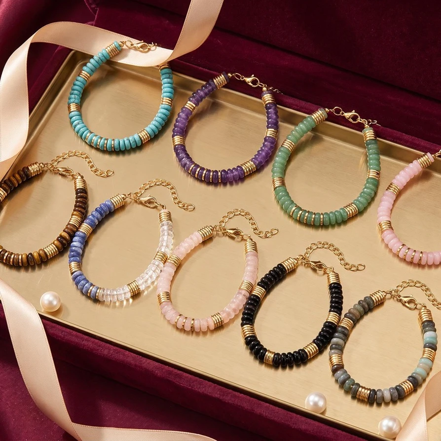 Pulsera de Piedras Preciosas c - Mens Fashion Discord reseña y precio