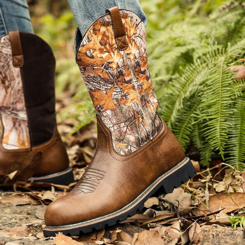 Botas de vaquero góticas de di - Men Fashion Vintage reseña y precio