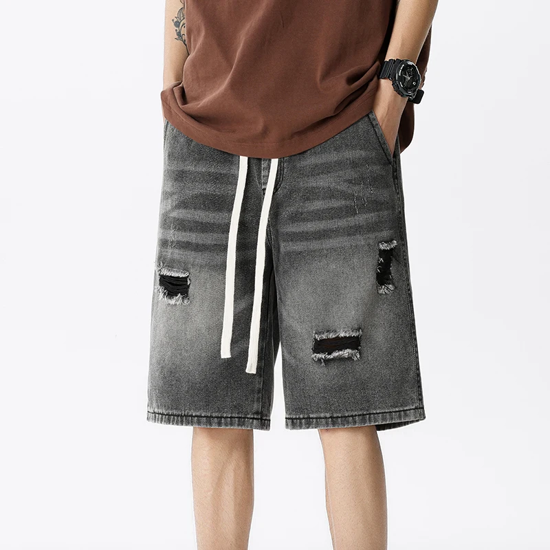Pantalones cortos vaqueros fin - Men Fashion Jeans reseña y precio