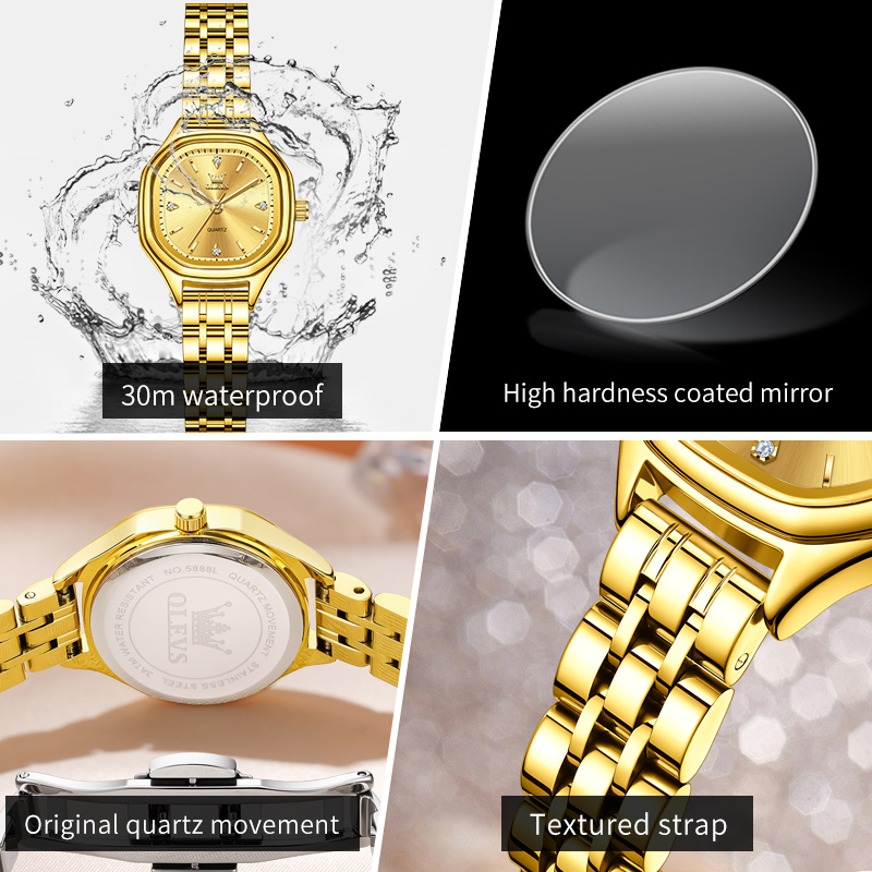 OLEVS 5888 relojes de mujer do - Fashion Mens Watches reseña y precio