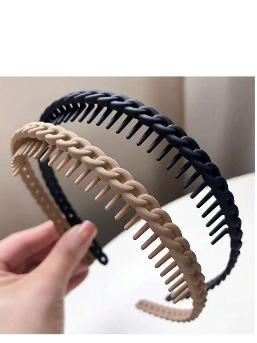 4 diademas negras con dientes  - Men Fashion Hair Style reseña y precio