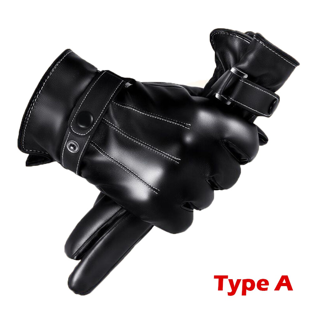 1 par de guantes de invierno c - Driving Gloves Leather reseña y precio