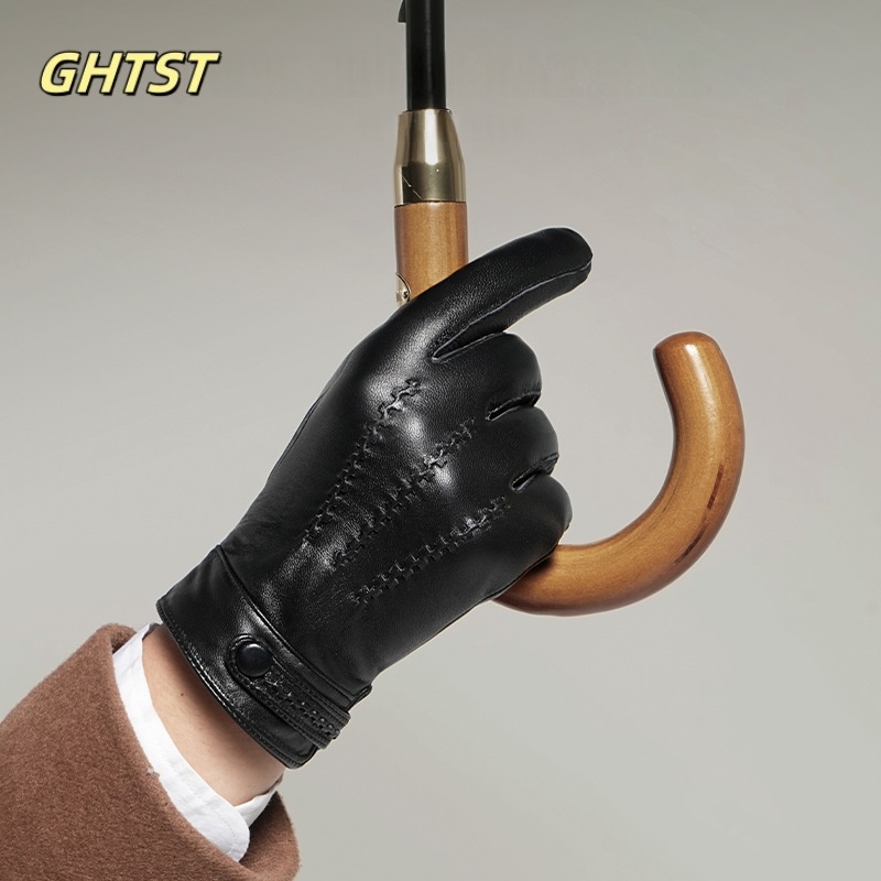 2025 nuevos guantes de inviern - Driving Gloves Leather reseña y precio