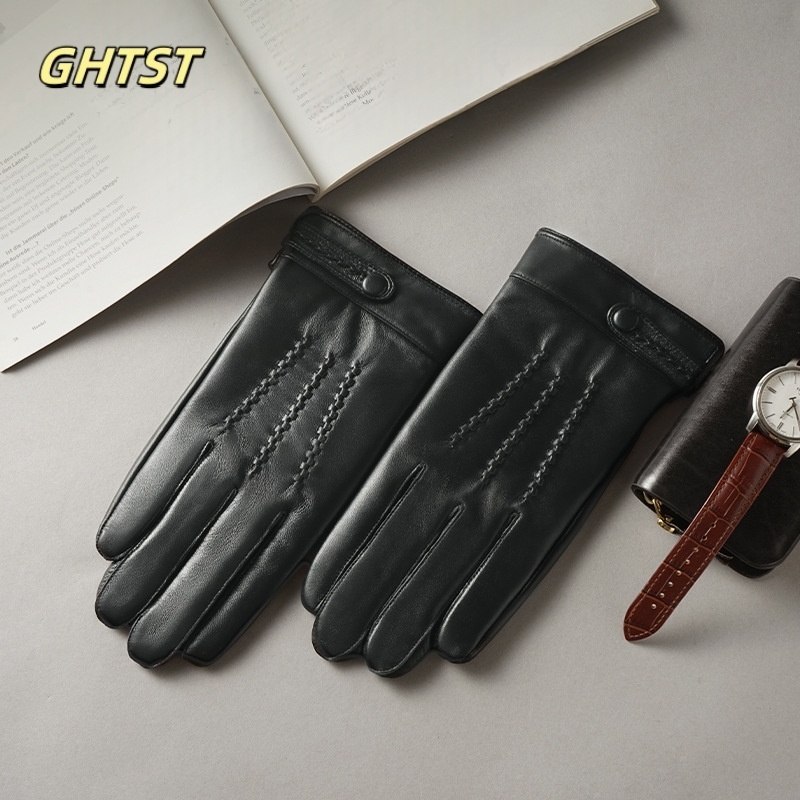2025 nuevos guantes de inviern - Driving Gloves Leather reseña y precio