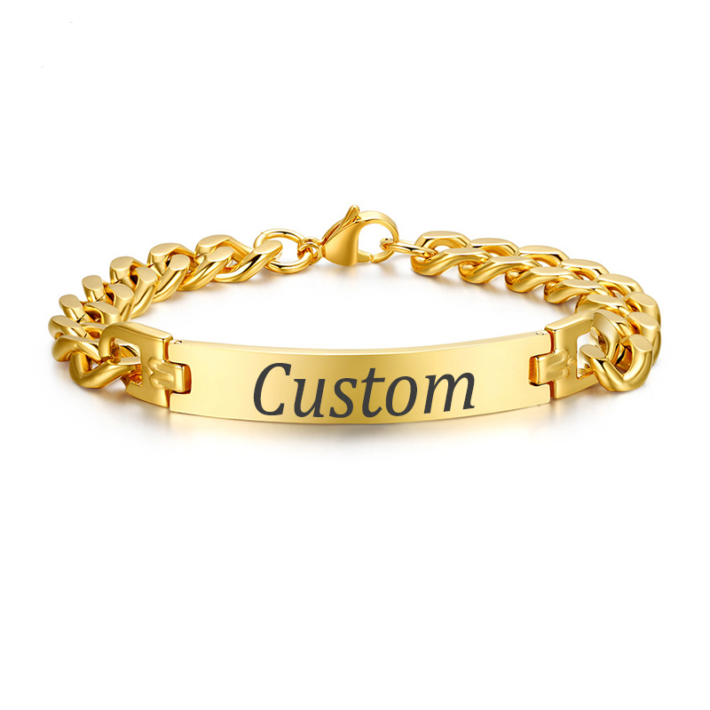 Azimiby Nombre personalizable  - Men'S Fashion Jewelry Bracelets reseña y precio