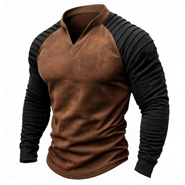 Camisa Henley Vintage de Manga - Men Fashion Vintage reseña y precio