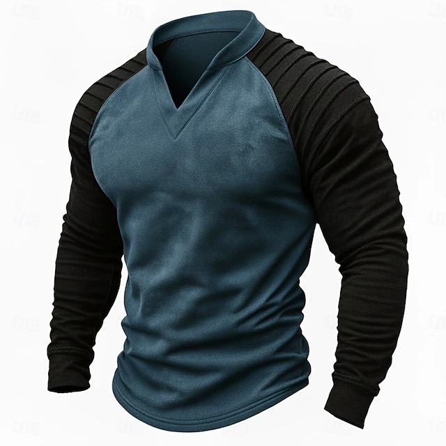 Camisa Henley Vintage de Manga - Men Fashion Vintage reseña y precio