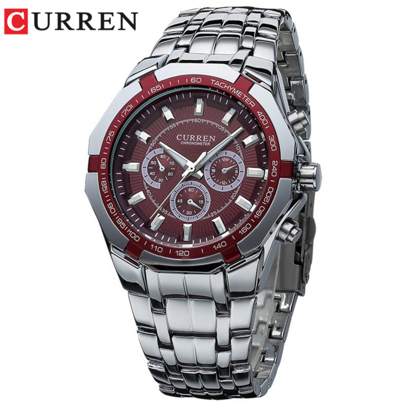 Relojes CURREN de marca de luj - Fashion Mens Watches reseña y precio