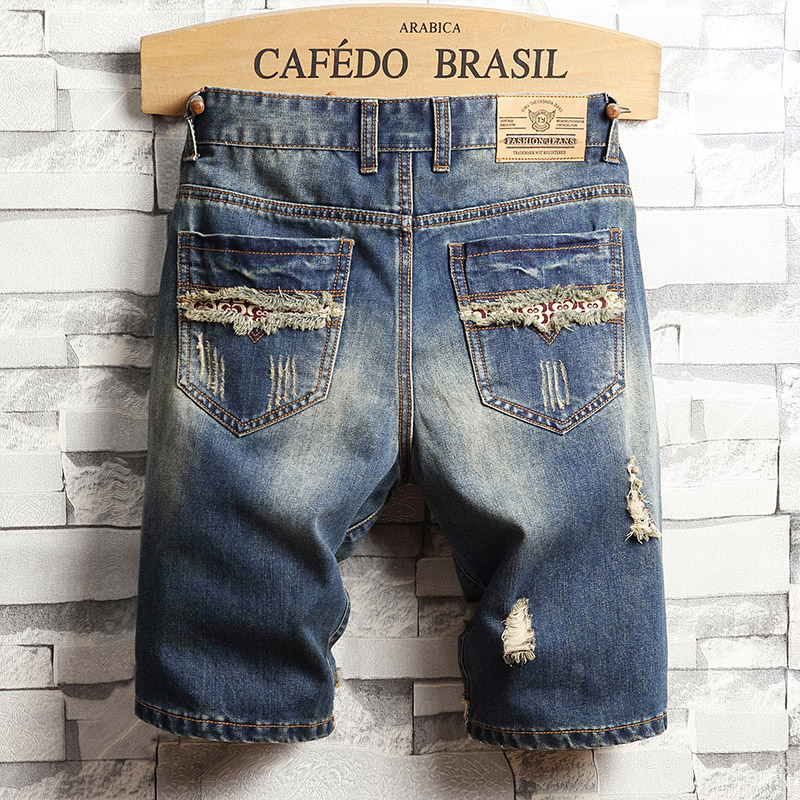Shorts Vaqueros Rotos de Hip-h - Men Fashion Jeans reseña y precio