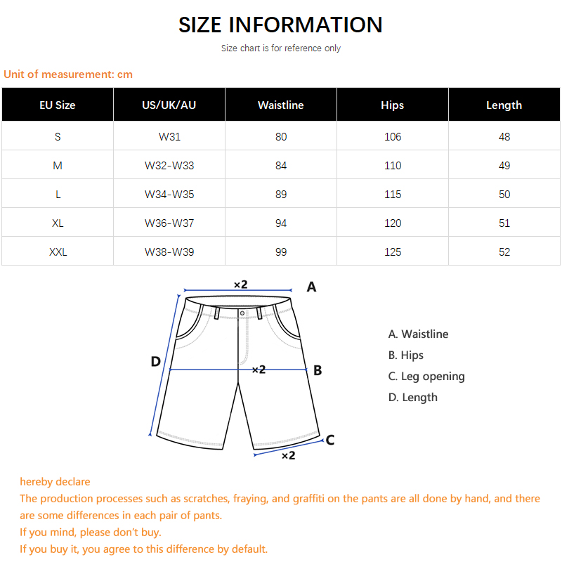 Pantalones Cortos de Mezclilla - Men Fashion Jeans reseña y precio