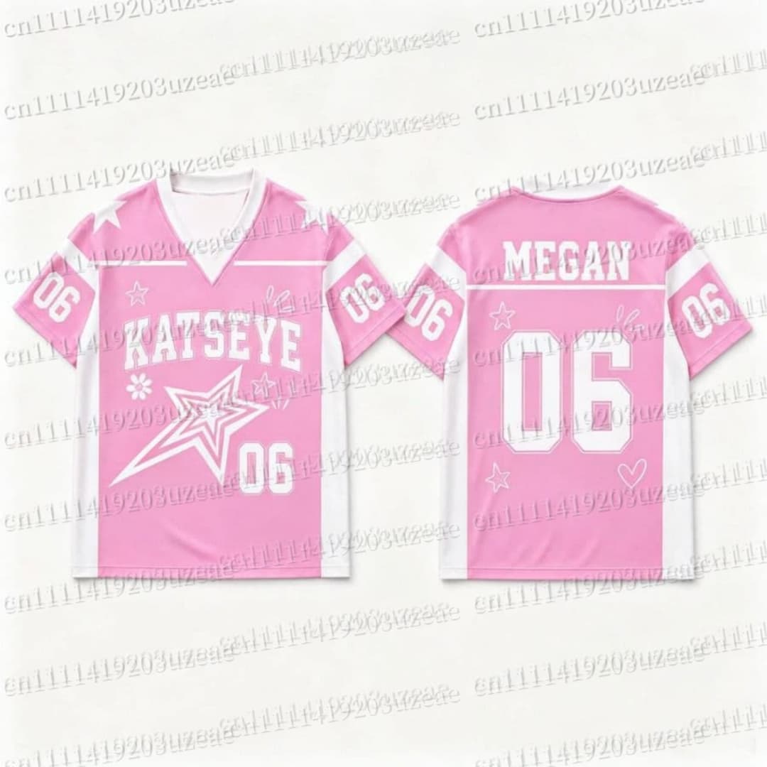 Camiseta KATSEYE con Estampado - Men'S Fashion Aesthetics reseña y precio