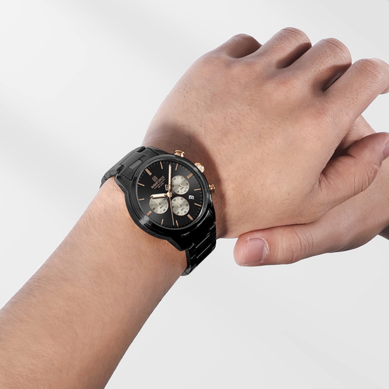 Reloj Cronógrafo de Cuarzo NAV - Mens Fashion Bracelet reseña y precio