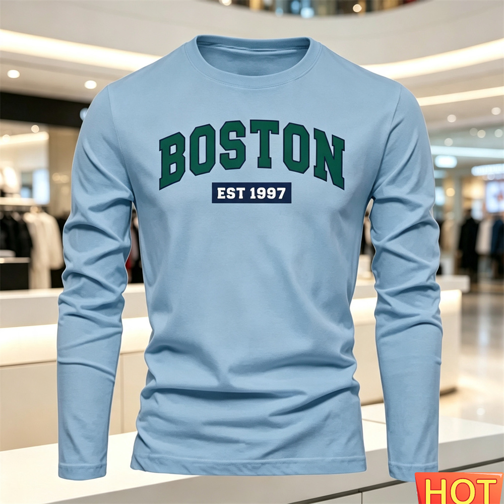 Camiseta de manga larga para h - Quality Men'S Fashion reseña y precio
