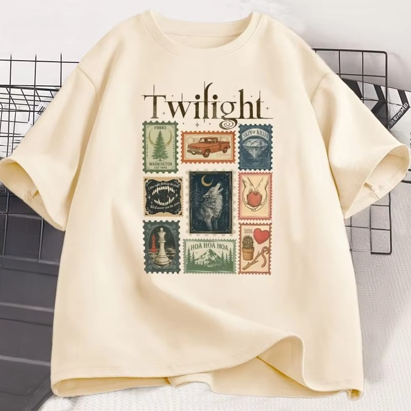 Camiseta Vintage Twilight Fork - Men'S Fashion Aesthetics reseña y precio