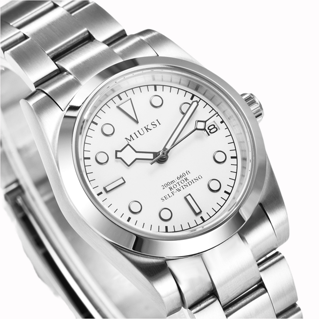 Reloj mecánico Miuksi de 36mm  - Mens Fashion Bracelet reseña y precio