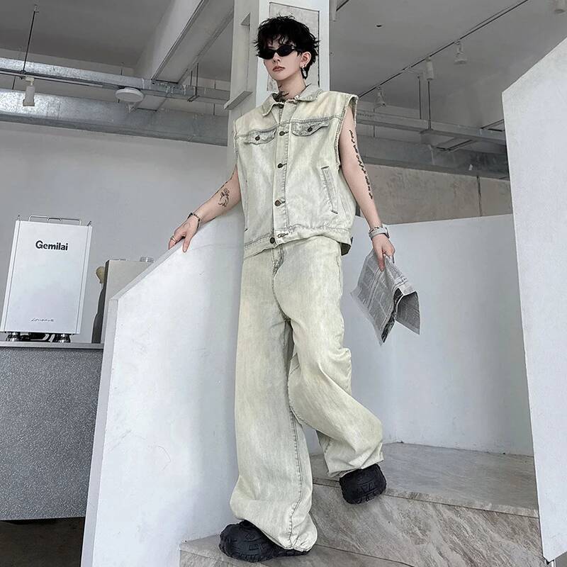 LUZHEN 2026 Conjuntos de Dos P - Men Fashion Jeans reseña y precio