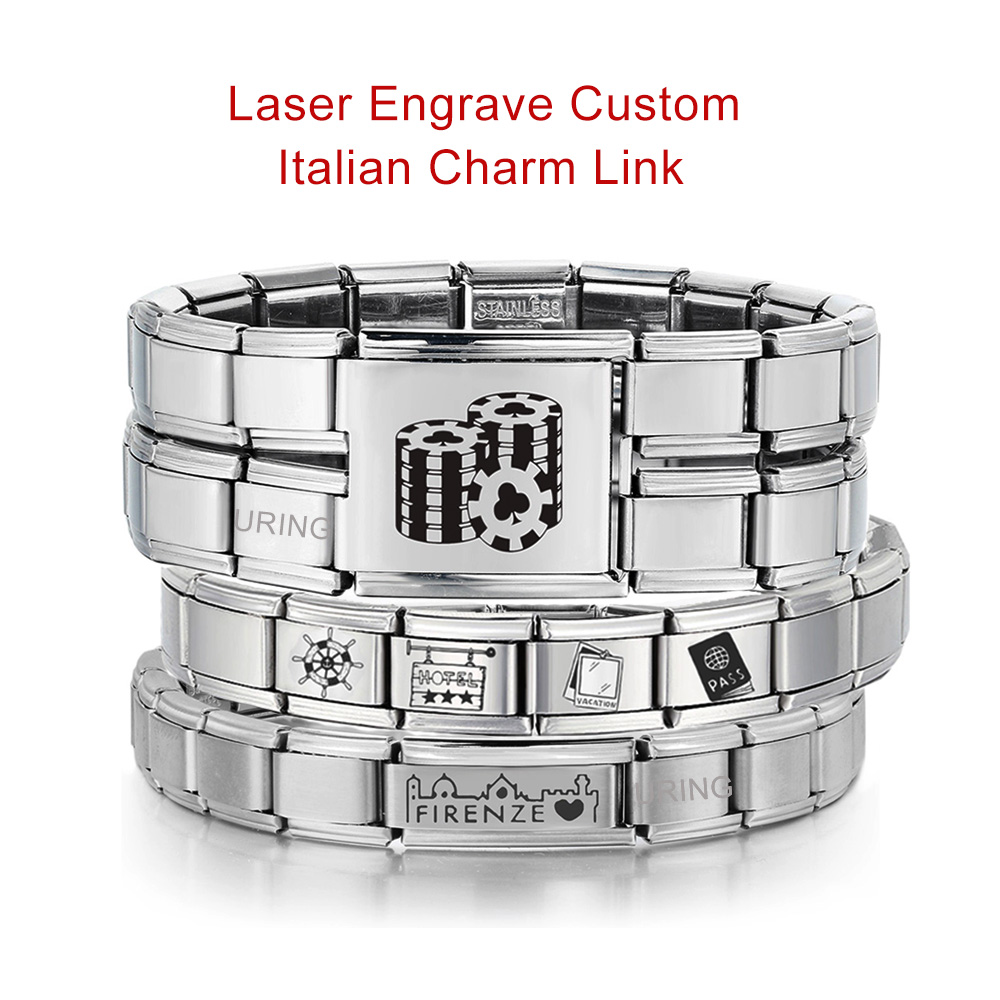 URING personalizado grabado lá - Men'S Fashion Jewelry Bracelets reseña y precio