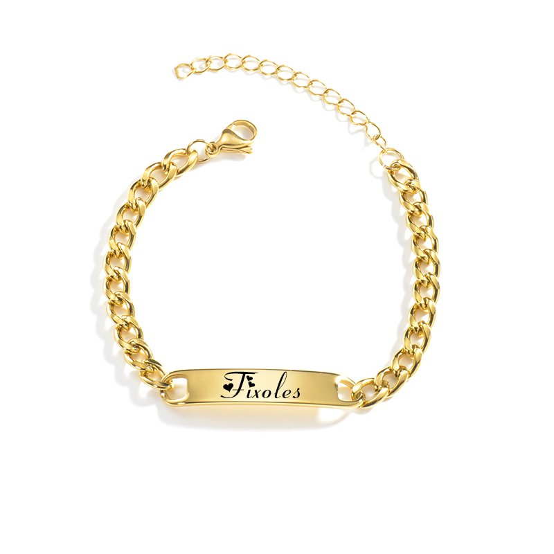 Goxijite-collar con nombre gra - Men'S Fashion Jewelry Bracelets reseña y precio