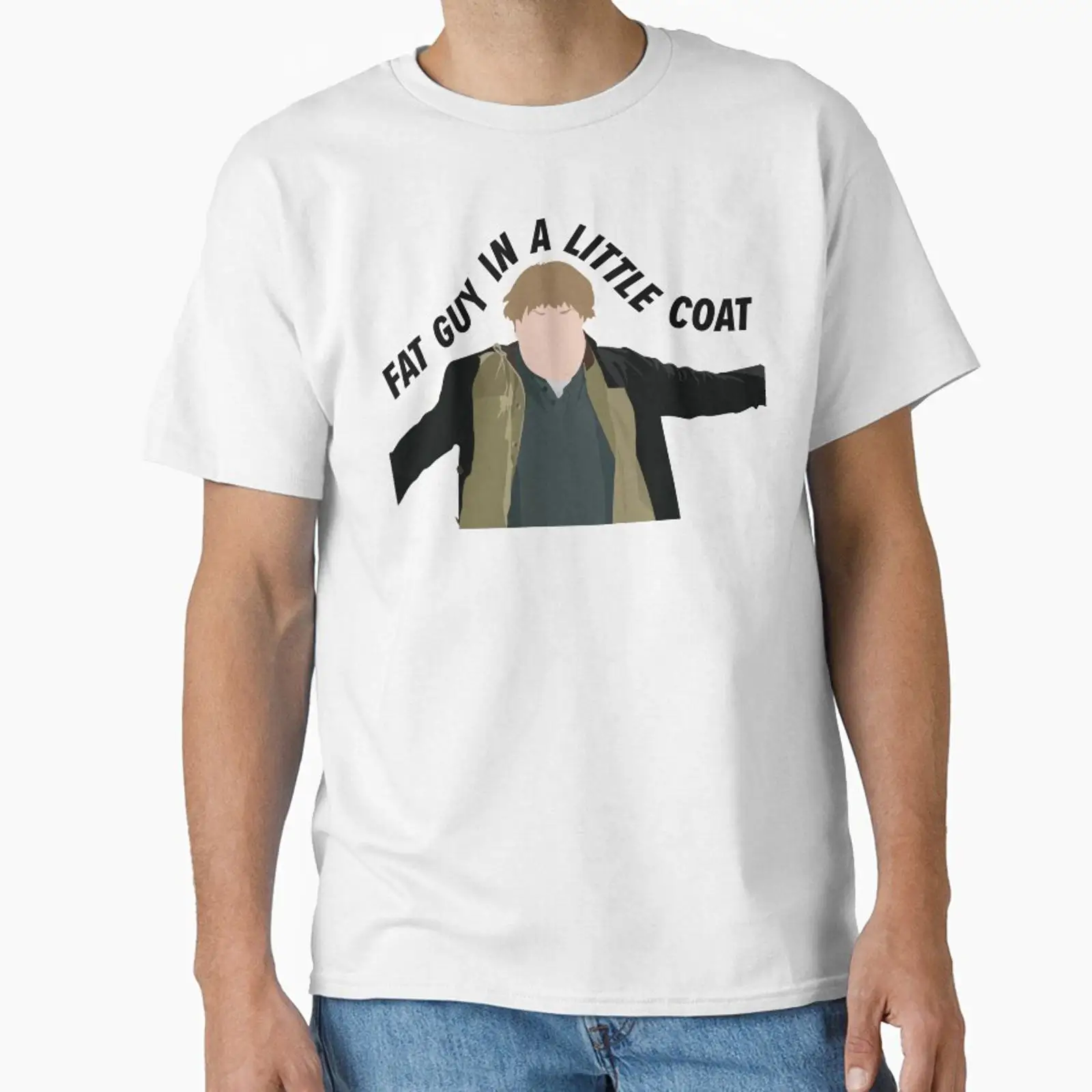 Camiseta clásica con estampado - Men'S Fashion For Fat Guys reseña y precio