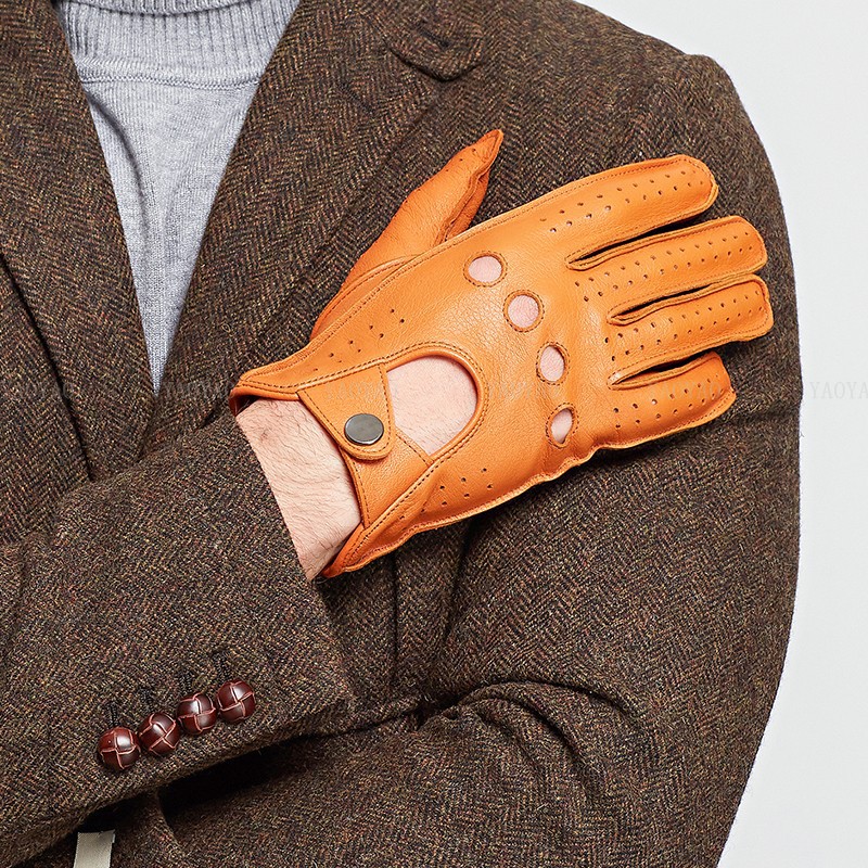 Guantes de piel auténtica para - Driving Gloves Leather reseña y precio