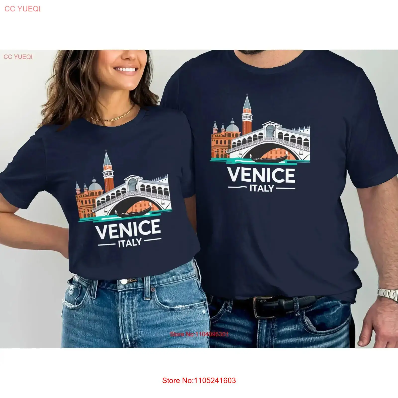 Camiseta VENICE ITALY para Ell - Men'S Fashion Venice Italy reseña y precio