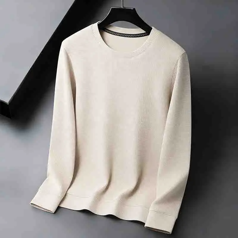 Suéter Básico de Cuello Redond - Mens Fashion Jumpers reseña y precio