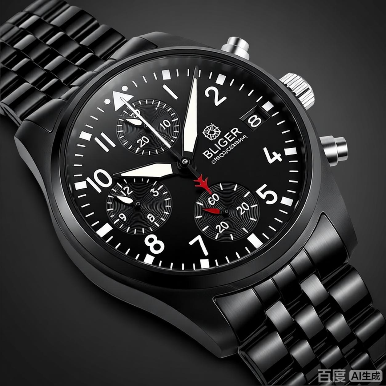 Reloj cronógrafo de aviador BL - Mens Fashion Bracelet reseña y precio
